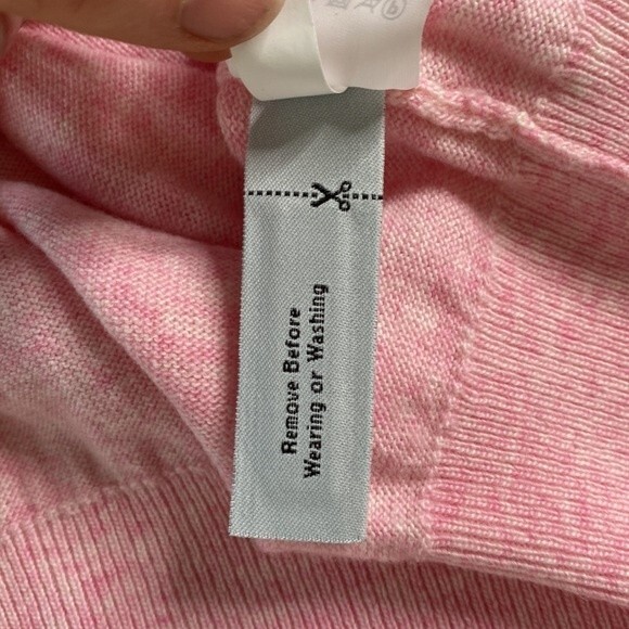 J Crew NWOT Ruffle Sleeve Sweater Wool Blend Pullover Ballet Girl Barbie Pink - Picture 12 of 16